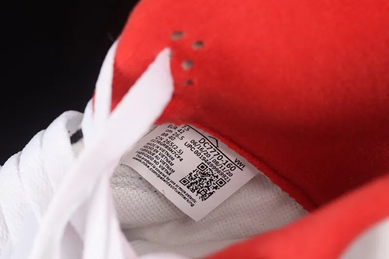 All categories Air Jordan Jordan series basketball shoes Air Jordan 4 foreign trade version Air Jordan 4 Retro "Fire Red" AJ4 Joe 4 white red flame red basketball shoes DC7770-160